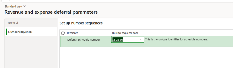 Revenue and expense deferral – Configuration – Dax365FO